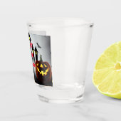 Verre A Shot Fright Night Shots Déplaisant Halloween Citrouille (Droite)