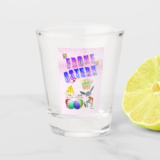 Verre A Shot Frohe Ostern (Devant)