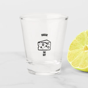 Verre A Shot Fromage la journée drôle de jeu de fromage plais
