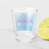 Verre A Shot FUMÉE BLEUE - Art Fractal - (Dos)