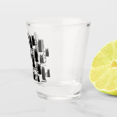Verre A Shot Fun Chat noir Lucky (Droite)