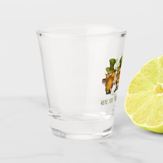 Verre A Shot Fun Irish Gnomes Shenanigans St Patrick's Day (Gauche)