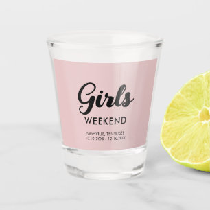 Verre A Shot Fun Matching Girls Week-end Voyage Destination