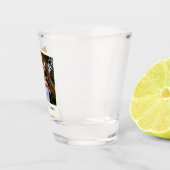 Verre A Shot Fun Retro Photo Frame Wedding Engagement Party (Droite)