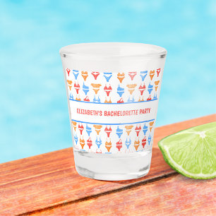 Verre A Shot Fun Swimsuit Pool Party Personnalisé Bachelorette