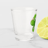 Verre A Shot Funky Irish Kiss Lucky Green Clover Leaf (Gauche)