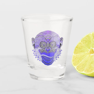 Verre A Shot Funky Monkey Tribal