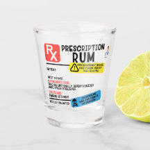 Funky Prescription Rhum Shot glass