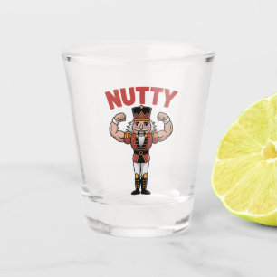Verre A Shot Funny Christmas Nutcracker Nuty Natural Fitness