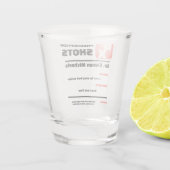 Verre A Shot FUNNY! 🍋‍🟩 Custom Joke Prescription Shot Glass (Dos)