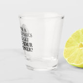 Verre A Shot Funny Forensics Expert empreintes digitales (Droite)