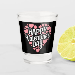 Verre A Shot Funny Happy Valentines Day Heart Love Valentine