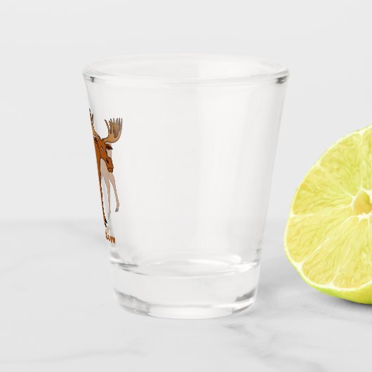Verre A Shot Funny moose (Droite)