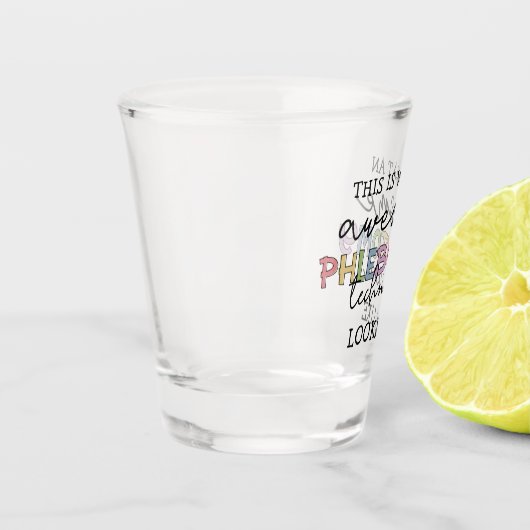 Verre A Shot Funny Phlebotomy Technicien génial PBT (Gauche)