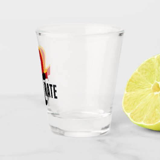 Verre A Shot Funny Pirate Math Pun (Droite)