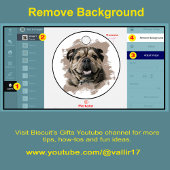 Verre A Shot Funny Red and Black Unique Bulldog cadeau photo