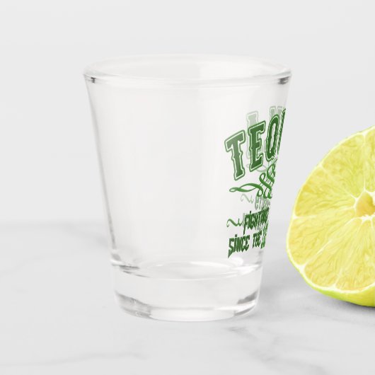 Verre A Shot Funny TEQUILA (Gauche)
