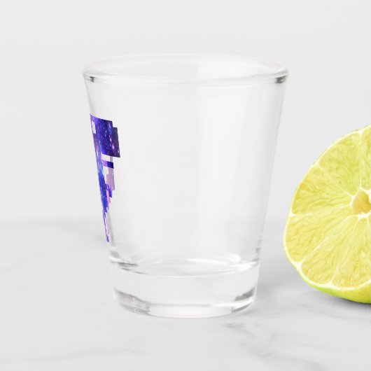 Verre A Shot Galaxy Chrome T-Rex (Droite)