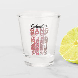 Verre A Shot Galentine Gang Vintage Valentines Femme Visages
