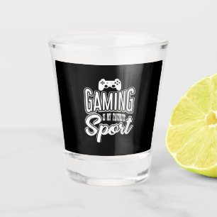 Verre A Shot Gamer - Jouer Est Mon Sport Préféré