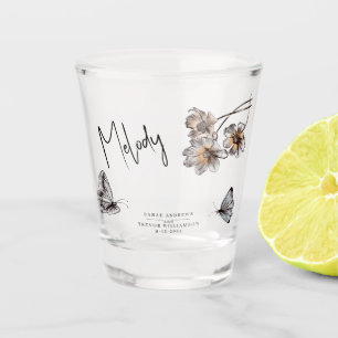 Verre A Shot Gamme Minimale de pavots en terre cuite