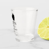 Verre A Shot Garçon d'honneur noeud papillon noir (Droite)
