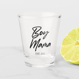 Verre A Shot Garçon Mama Custom Est. Année Mini maman maman mam