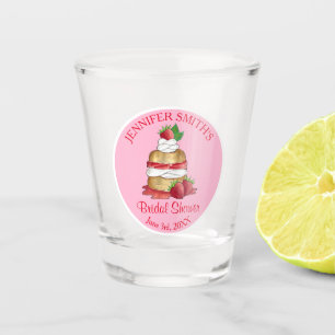 Verre A Shot Gâteau de mariage Gâteau aux fraises Fête d'annive