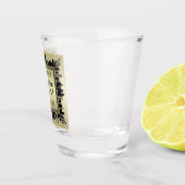 Verre A Shot Gatsby d'or au Champagne Mariage Art déco (Droite)