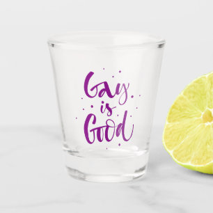 Verre A Shot Gay est bon