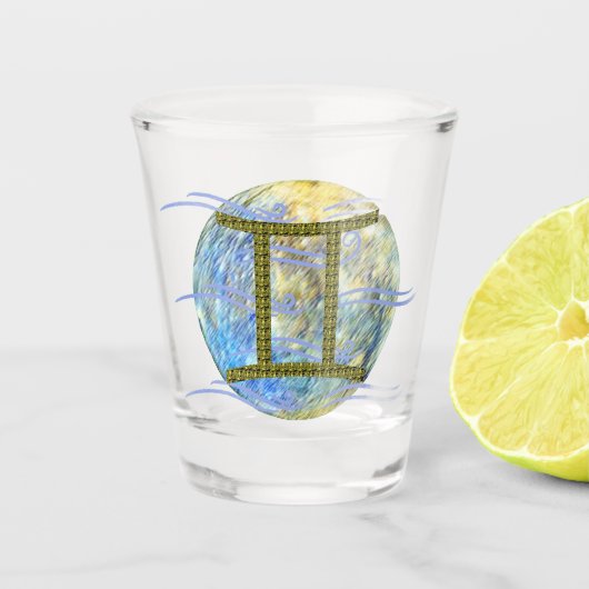 Verre A Shot Gémeaux (Devant)