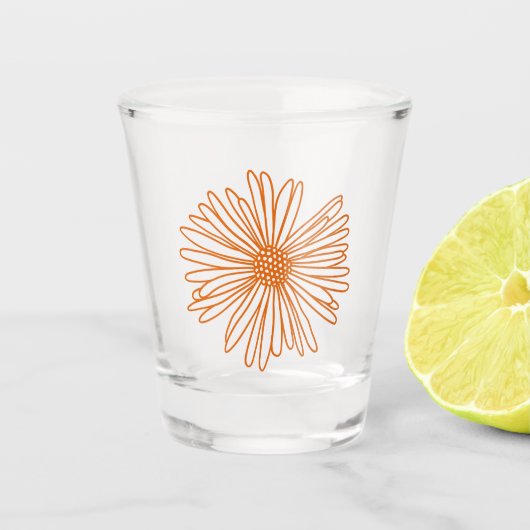 Verre A Shot Gerbera Daisy Flower (Devant)