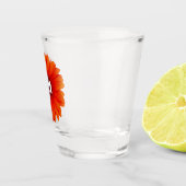 Verre A Shot Gerbera Daisy Monogramme initial (Droite)