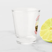 Verre A Shot Gettysburg Pennsylvanie Retro Cercle en détresse (Gauche)