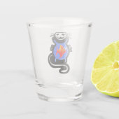 Verre A Shot Ghost Kitty Chat Vitre (Dos)