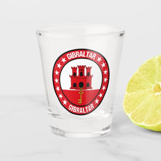Verre A Shot Gibraltar (Devant)