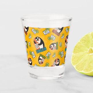 Verre A Shot gin Motif, ginguin cadeau de pingouin pour les fan
