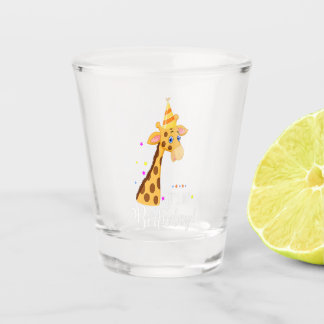 Verre A Shot Giraffe Anniversaire Cute Shot Glass Cadeaux
