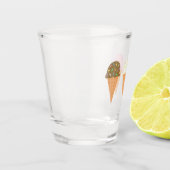 Verre A Shot Glace Crème cônes Verre Shot (Gauche)