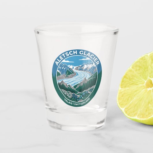 Verre A Shot Glacier d'Aletsch Suisse (Devant)