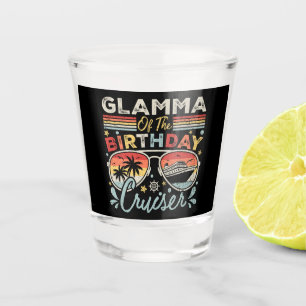 Verre A Shot Glamme de l'anniversaire de croisière vacances
