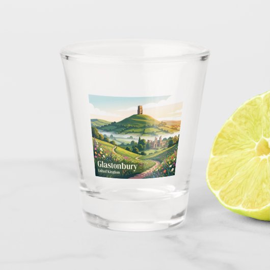 Verre A Shot Glastonbury Royaume-Uni (Devant)