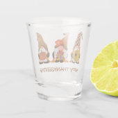 Verre A Shot Gnomes de Thanksgiving Shot Glass (Dos)