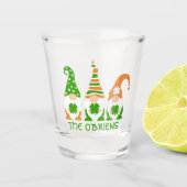 Verre A Shot Gnomes irlandais amusants (Devant)