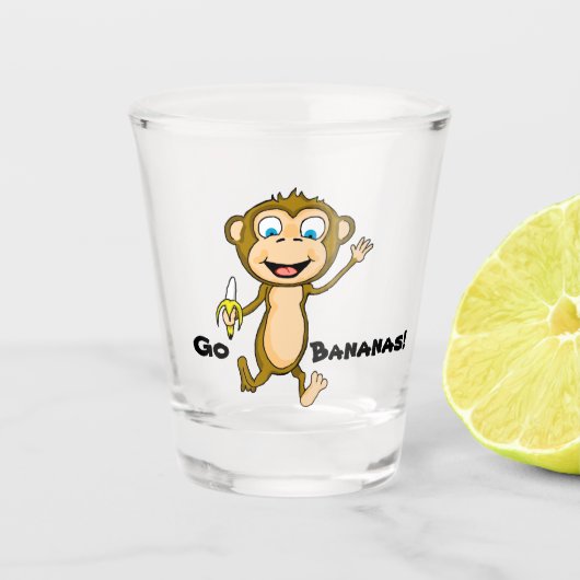 Verre A Shot Go Bananas Shot Glass (Devant)