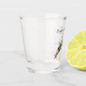 Verre A Shot Gold Black New Year's Eve Day Celebration (Gauche)