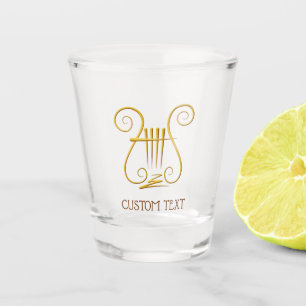 Verre A Shot Golden lyre