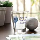 Verre A Shot Golf Drôle En Un Coup De Glace De Golfeur