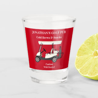 Verre A Shot Golf Pub Golf Cart Bière et collations Pub Stores