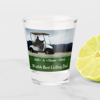 Verre A Shot Golfeurs, golf, golfeurs Mondes meilleur papa